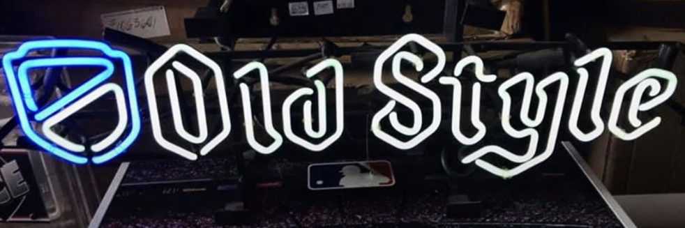 Old Style Beer Word Mark Neon Sign